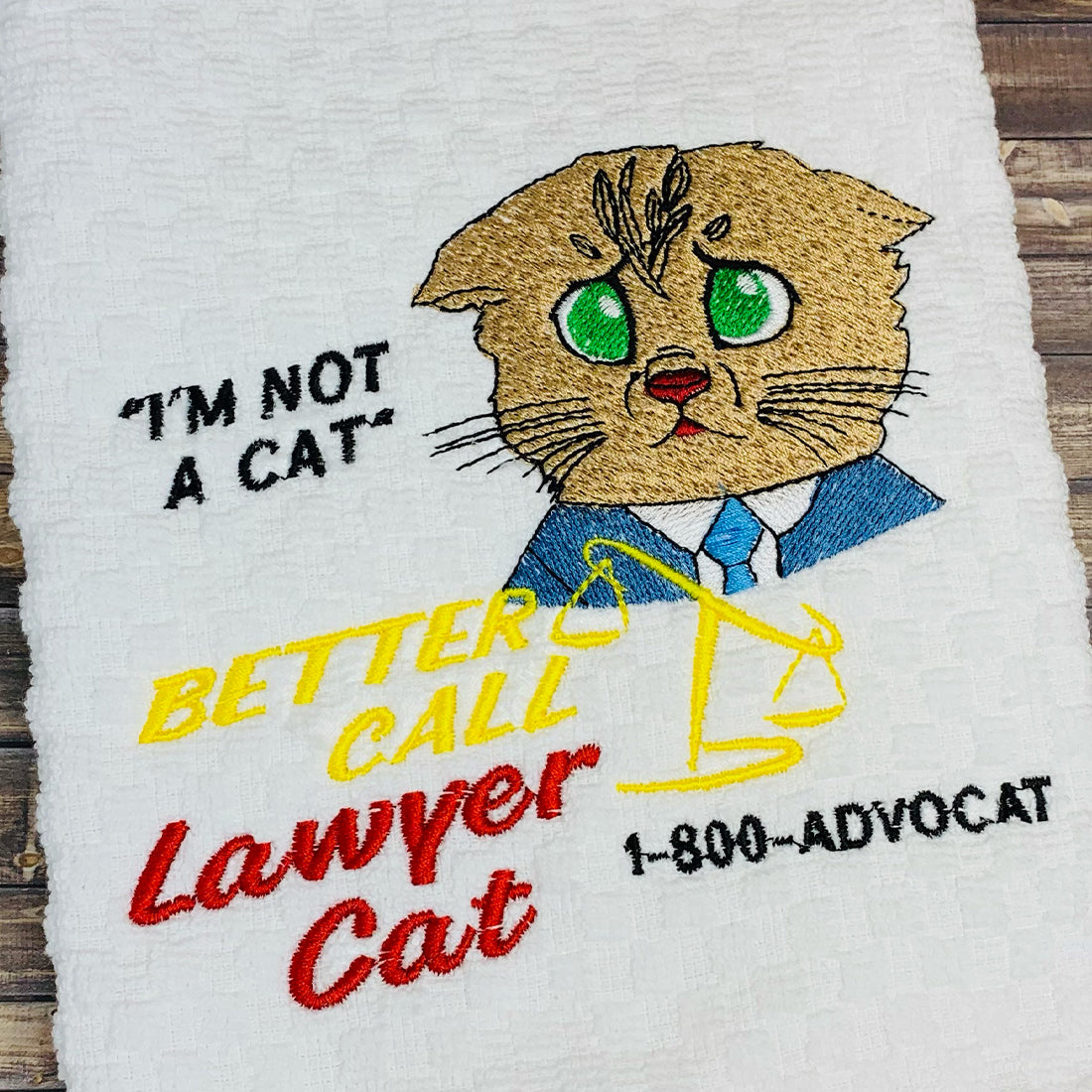 Advocat Embroidery Design & Sanitizer Holder