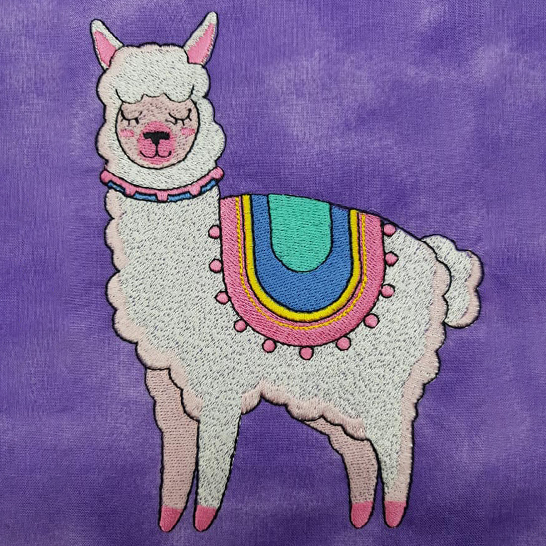 Alpaca Embroidery Design