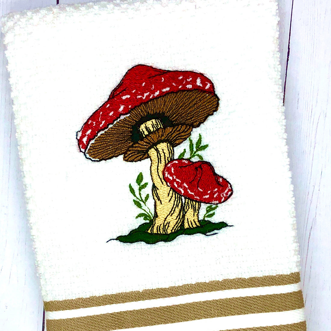 Amanita Mushrooms Embroidery Design