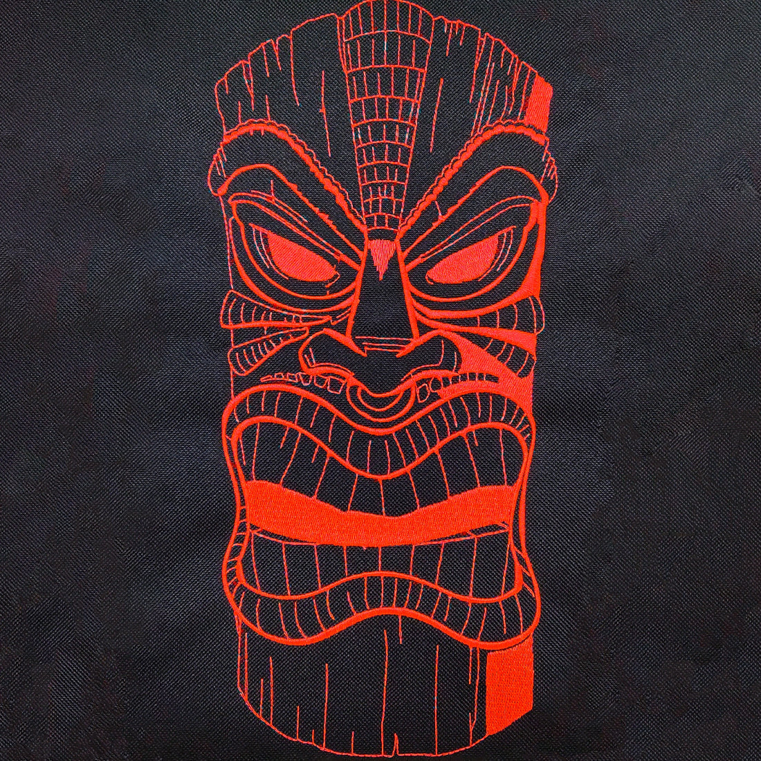 Angry Mask Embroidery Design