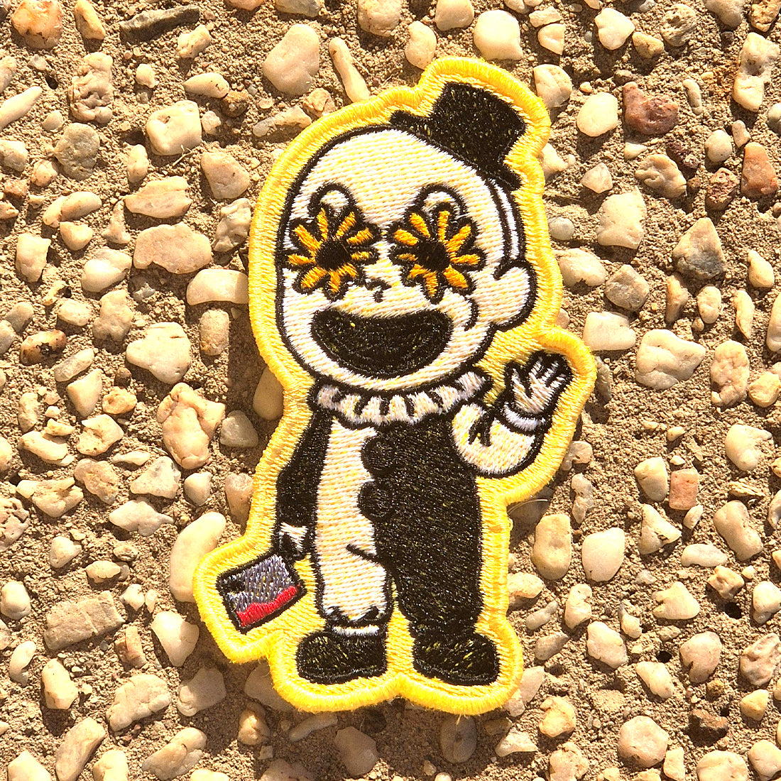 Art Clown Patch Embroidery Design