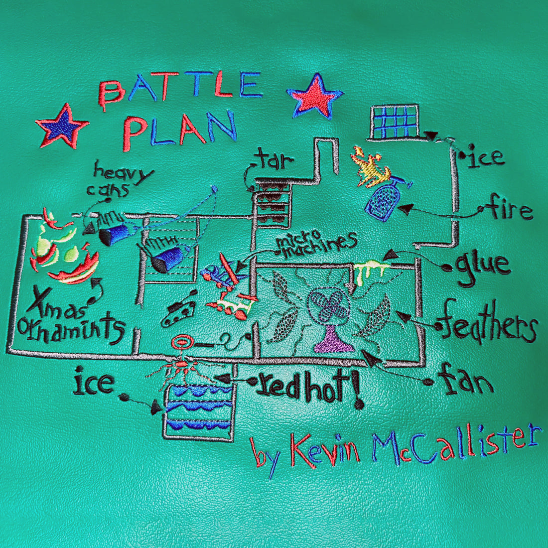 Battle Plan Embroidery Design