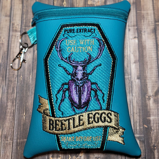 Beetle Eggs Zipper Bag