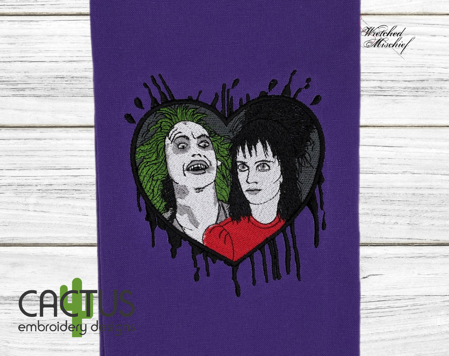 BJ and Lydia Embroidery Design