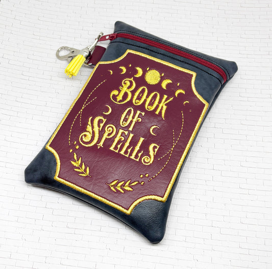 Book of Spells Zipper Bag