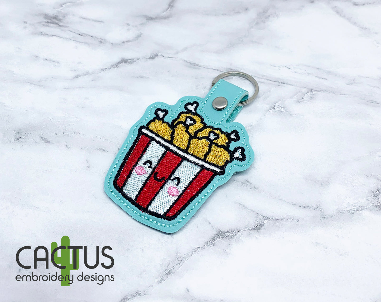 Bucket Snap Tab & Eyelet Fob
