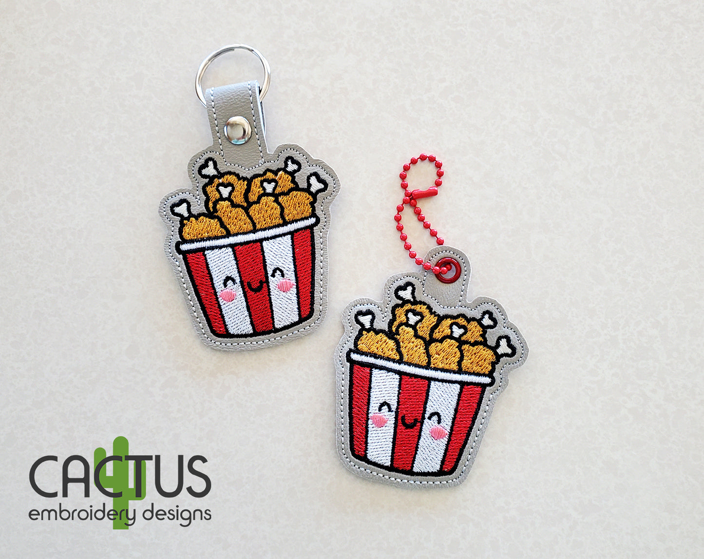 Bucket Snap Tab & Eyelet Fob