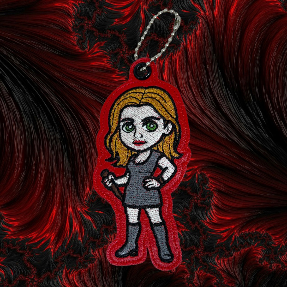 Buffy Snap Tab & Eyelet Fob