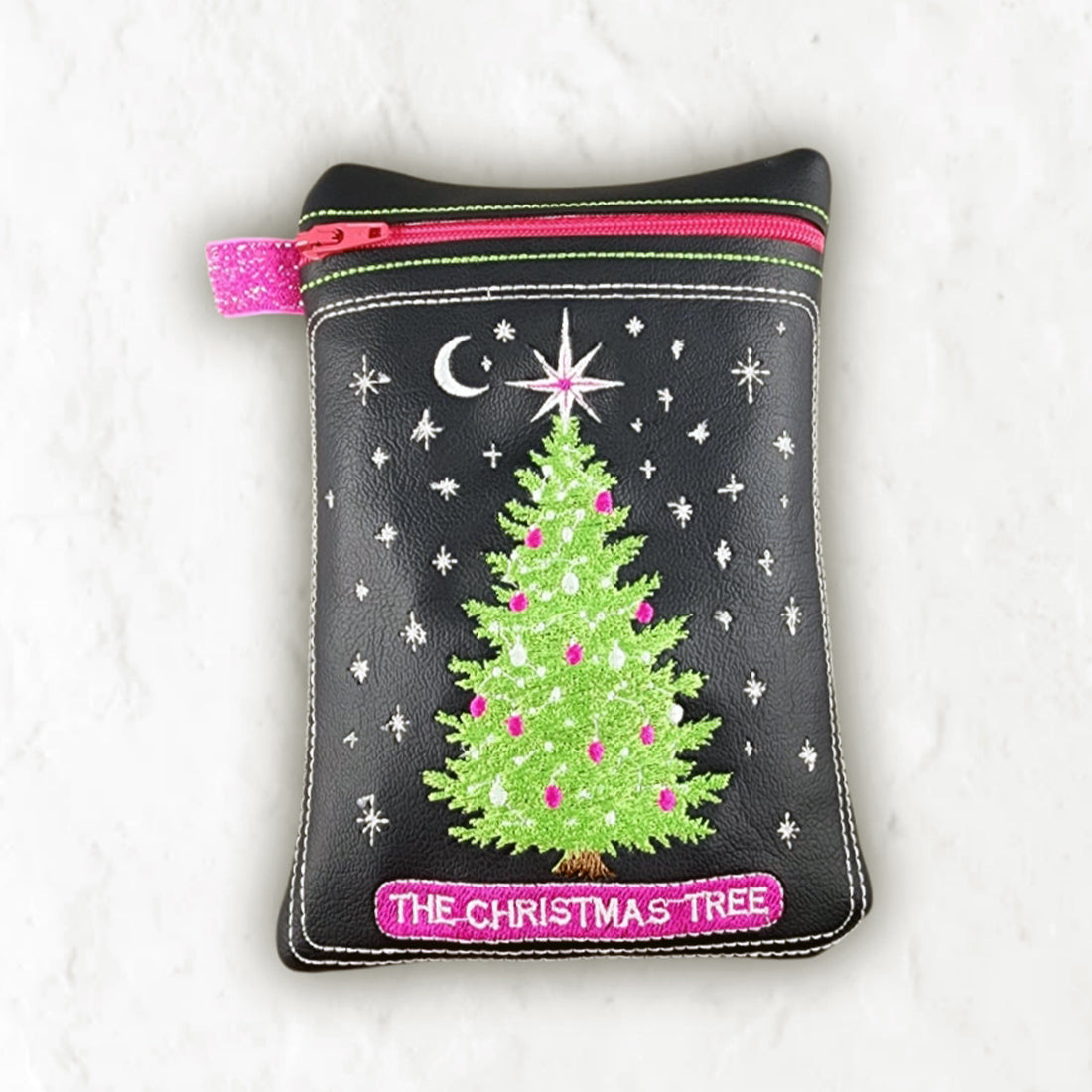 Christmas Tree Card Zipper Bag