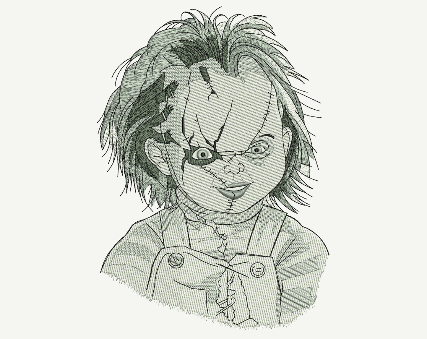 Killer Doll Embroidery Design