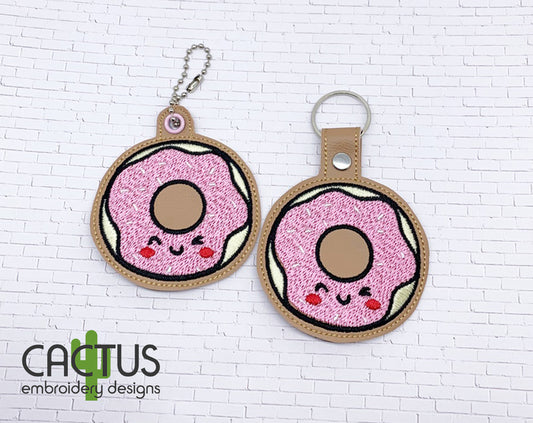 Donut Eyelet Fob, Snap Tab & Feltie