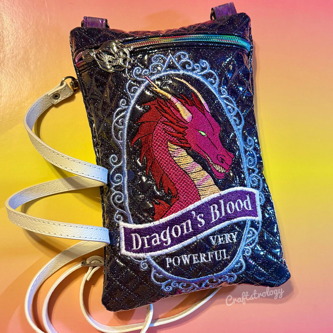 Dragon Blood Zipper Bag