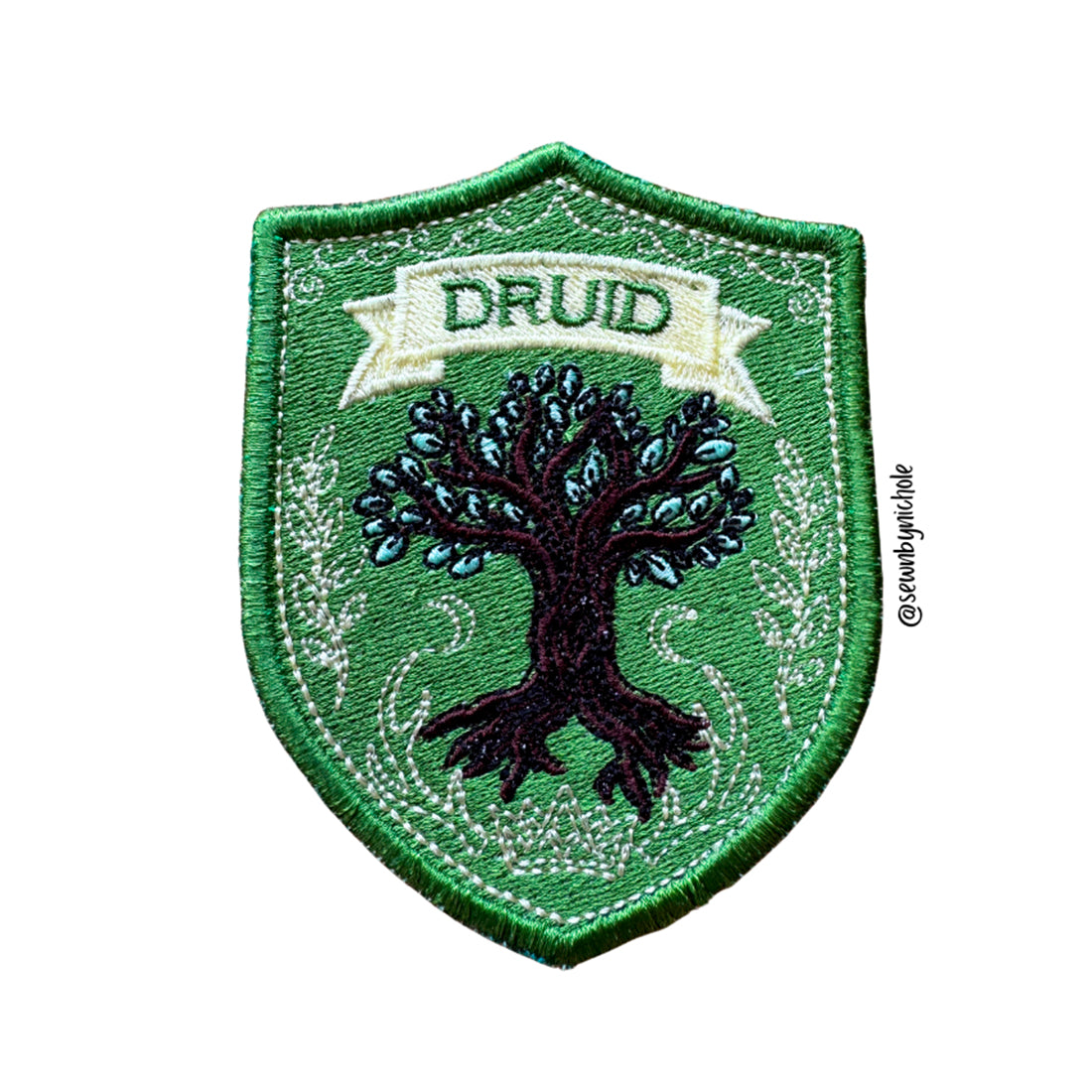 Druid Patch Embroidery Design