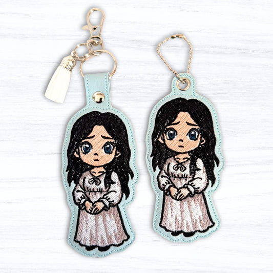 Ellen Snap Tab & Eyelet Fob