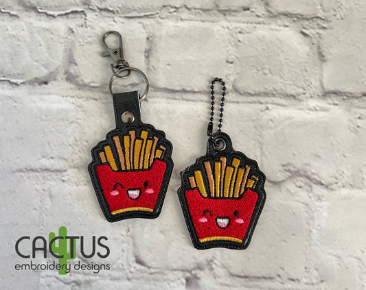 Fries Snap Tab & Eyelet Fob