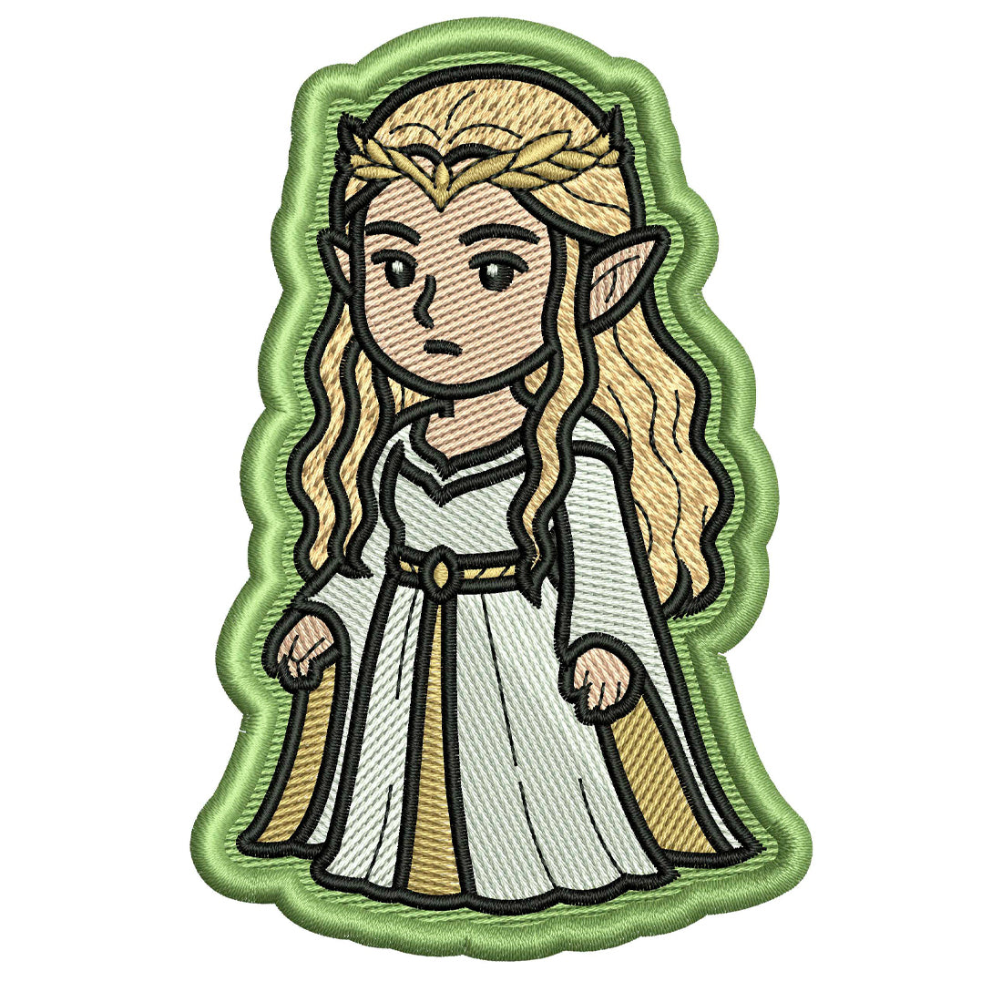 Lady of the Wood Patch Embroidery Design