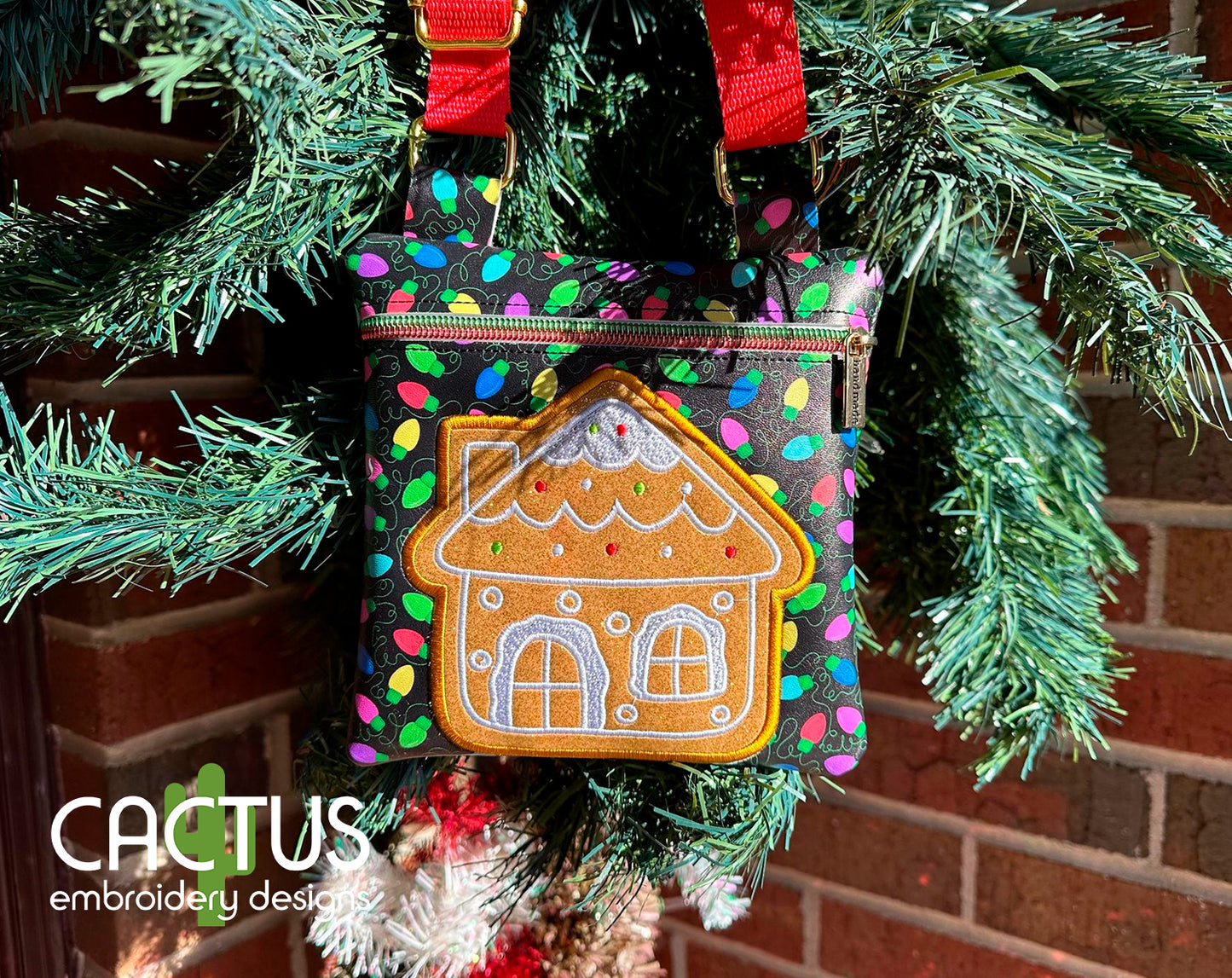 Gingerbread Zipper Bag & Eyelet Fob