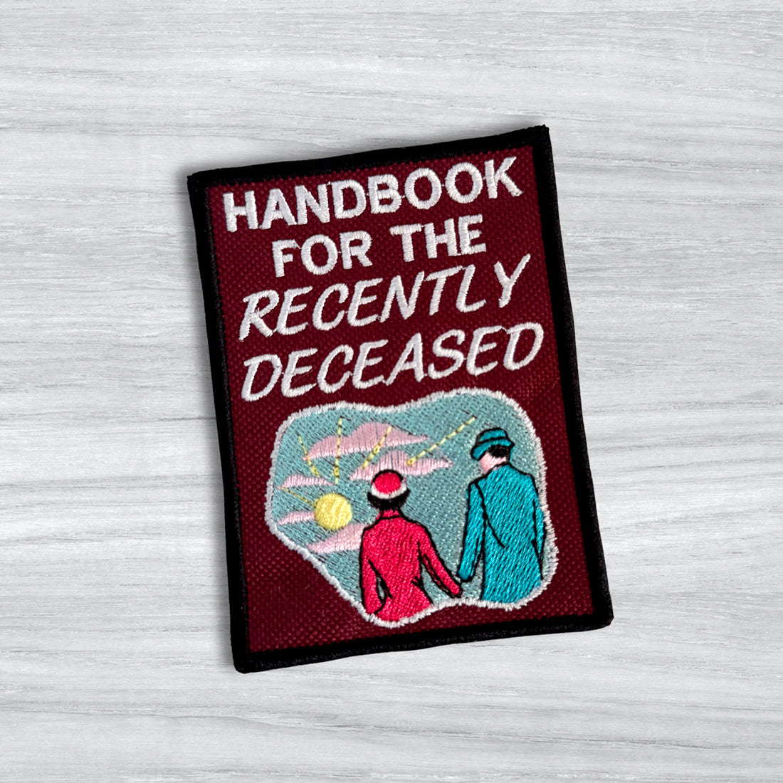 Handbook Patch Embroidery Design