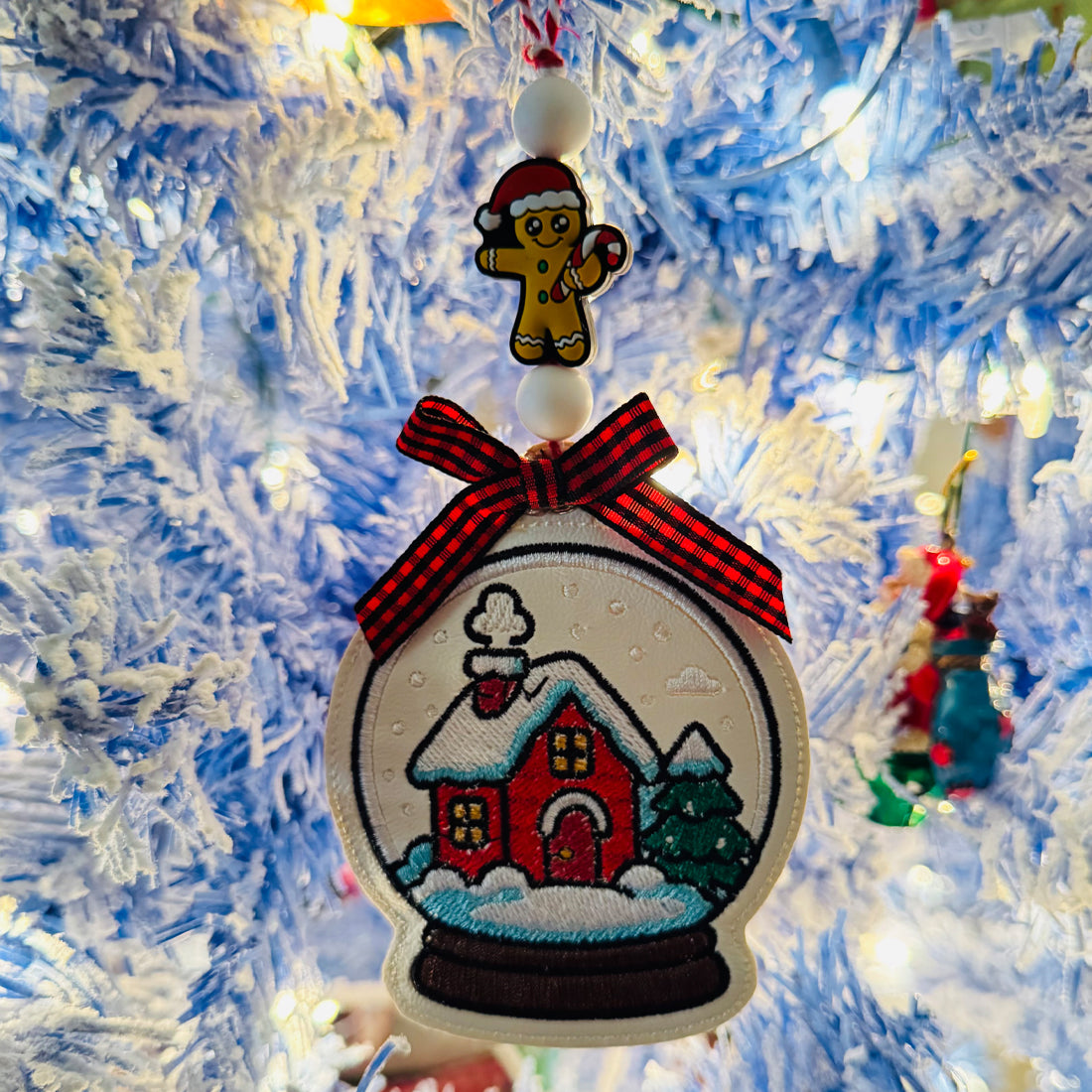 House Snowball Ornament