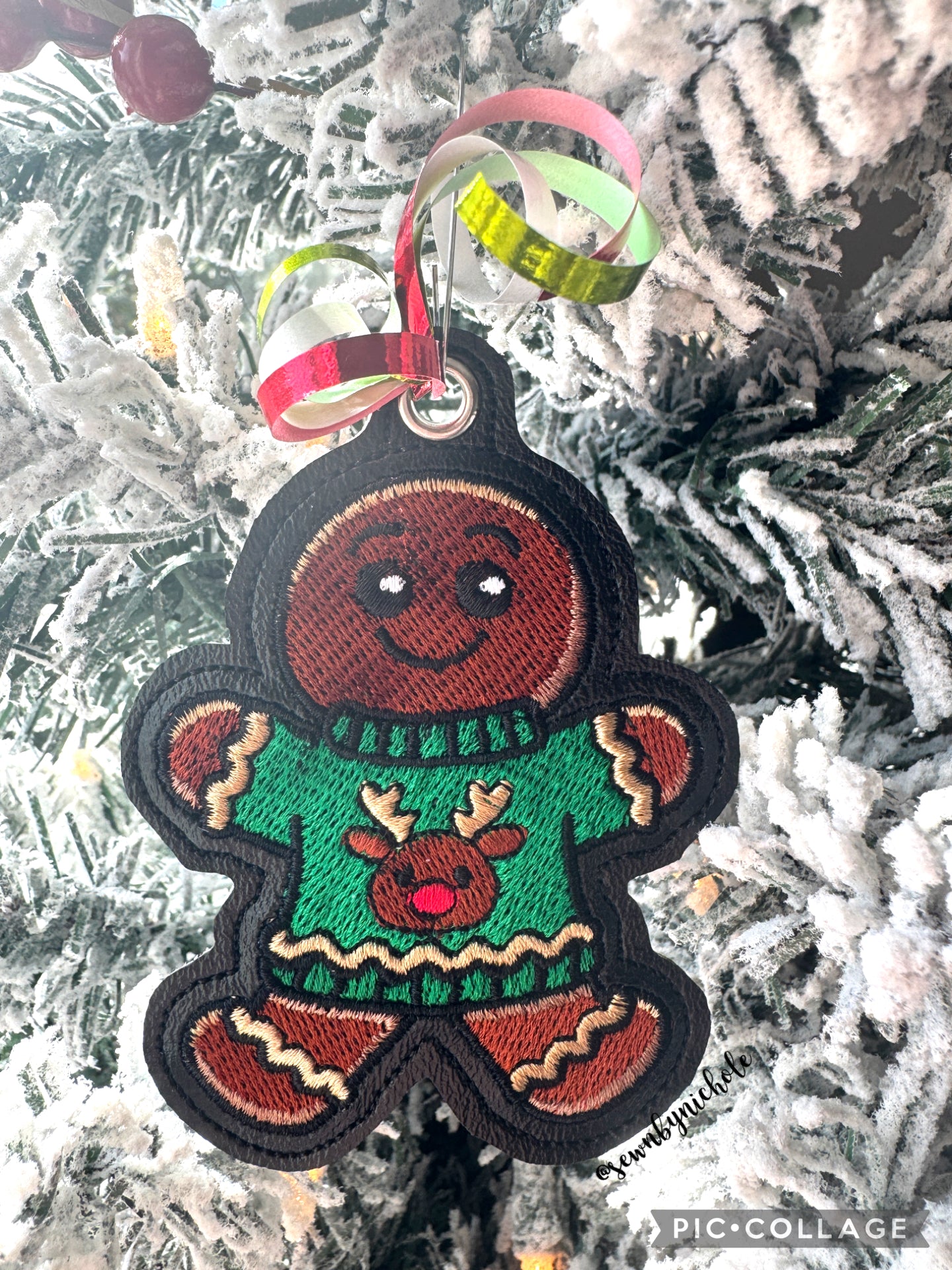 Gingerbread in a Sweater Ornament
