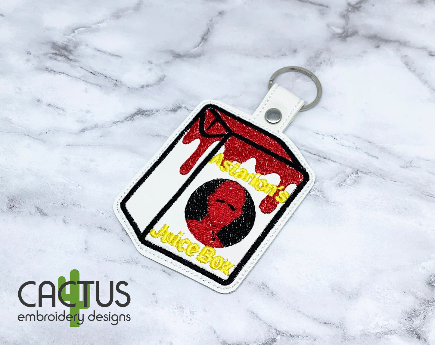 Juice Box Snap Tab & Eyelet Fob