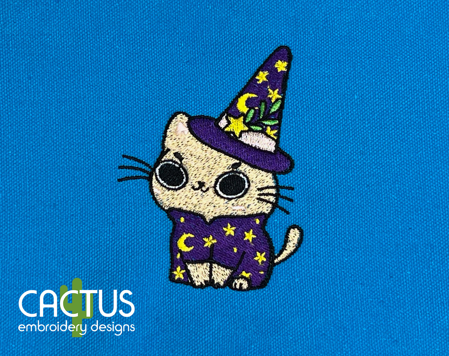 Magicat Embroidery Design