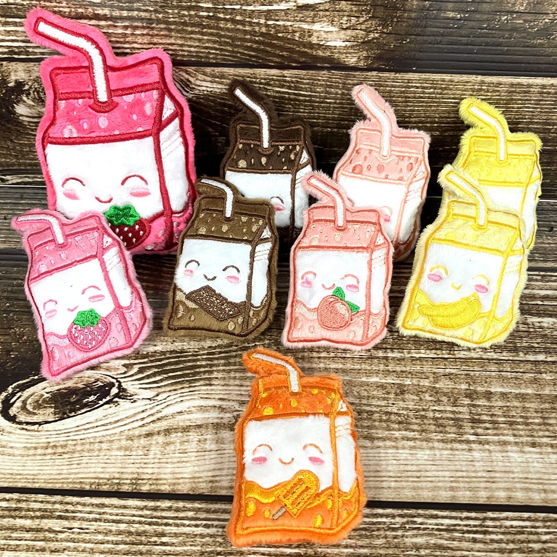 Milk Plushies Set of 5 Designs