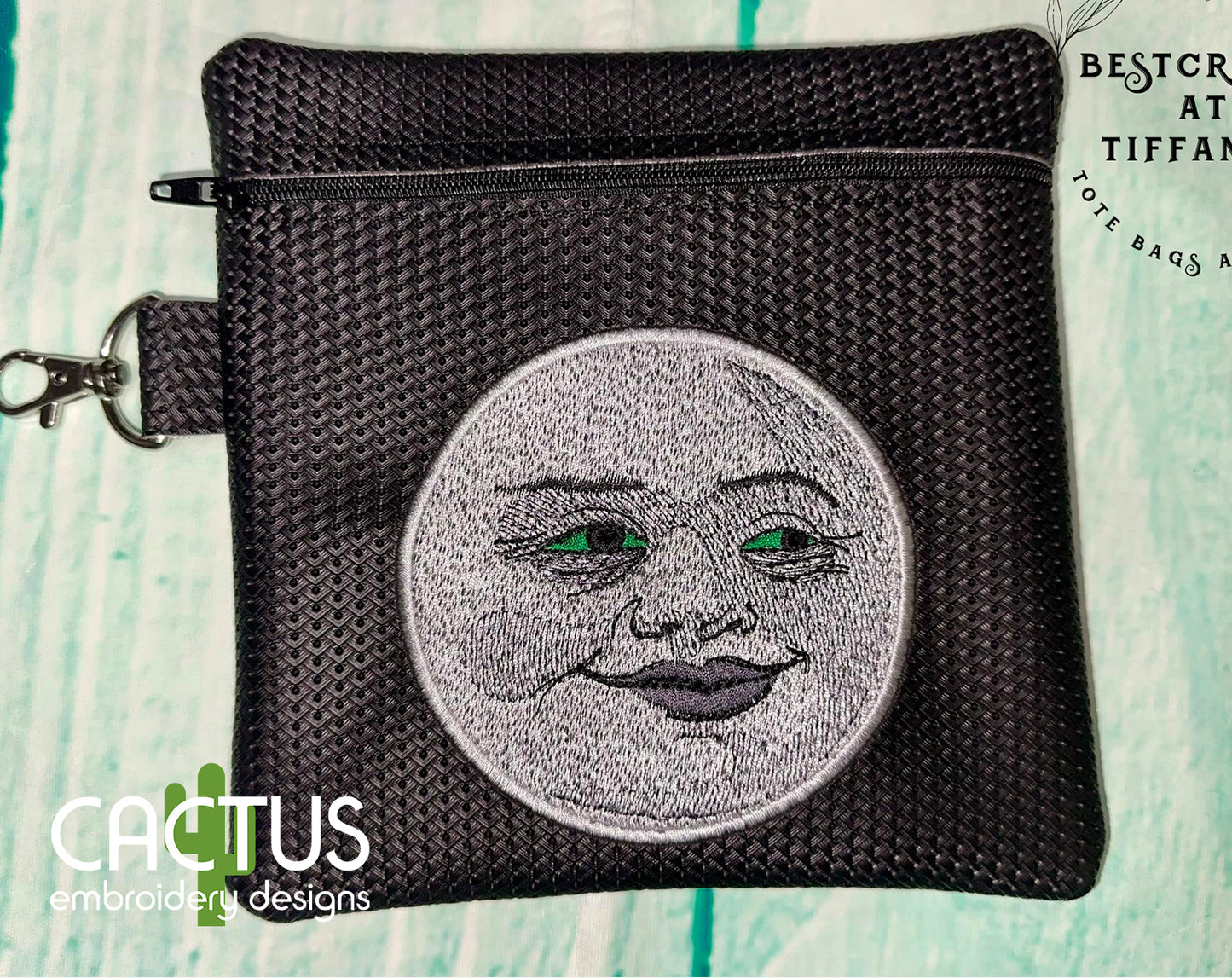 Moon Patch Embroidery Design