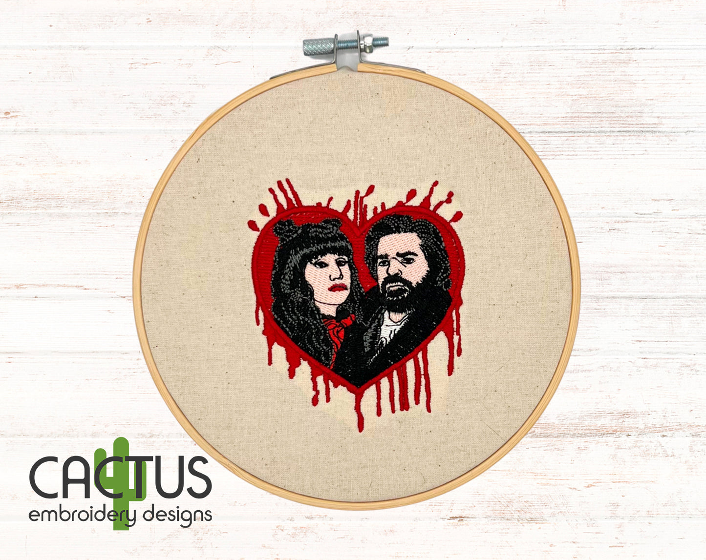 Nadja and Laszlo Embroidery Design