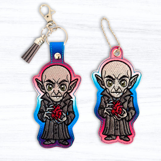 Nosferatu Snap Tab & Eyelet Fob