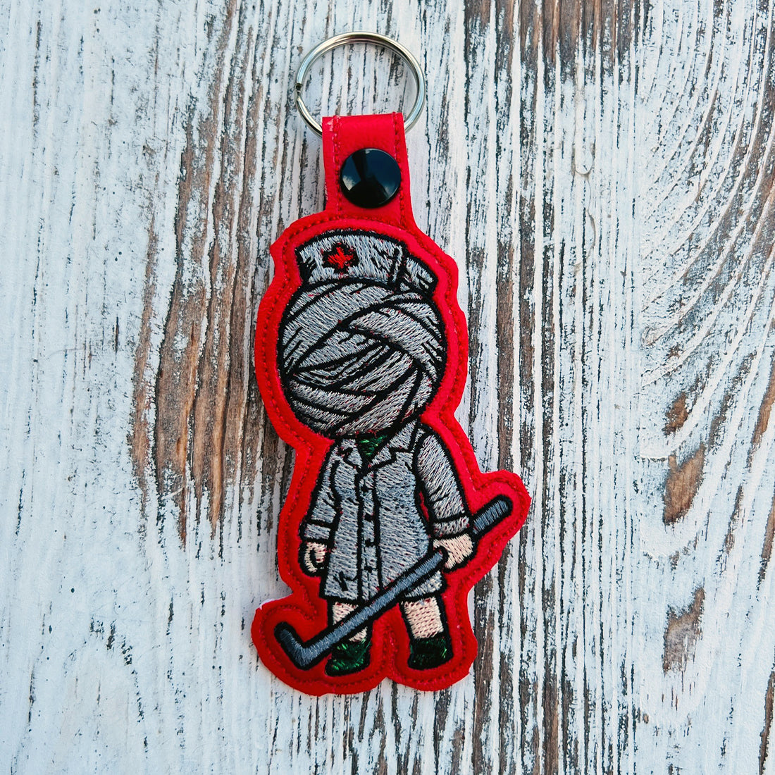 Nurse Snap Tab & Eyelet Fob