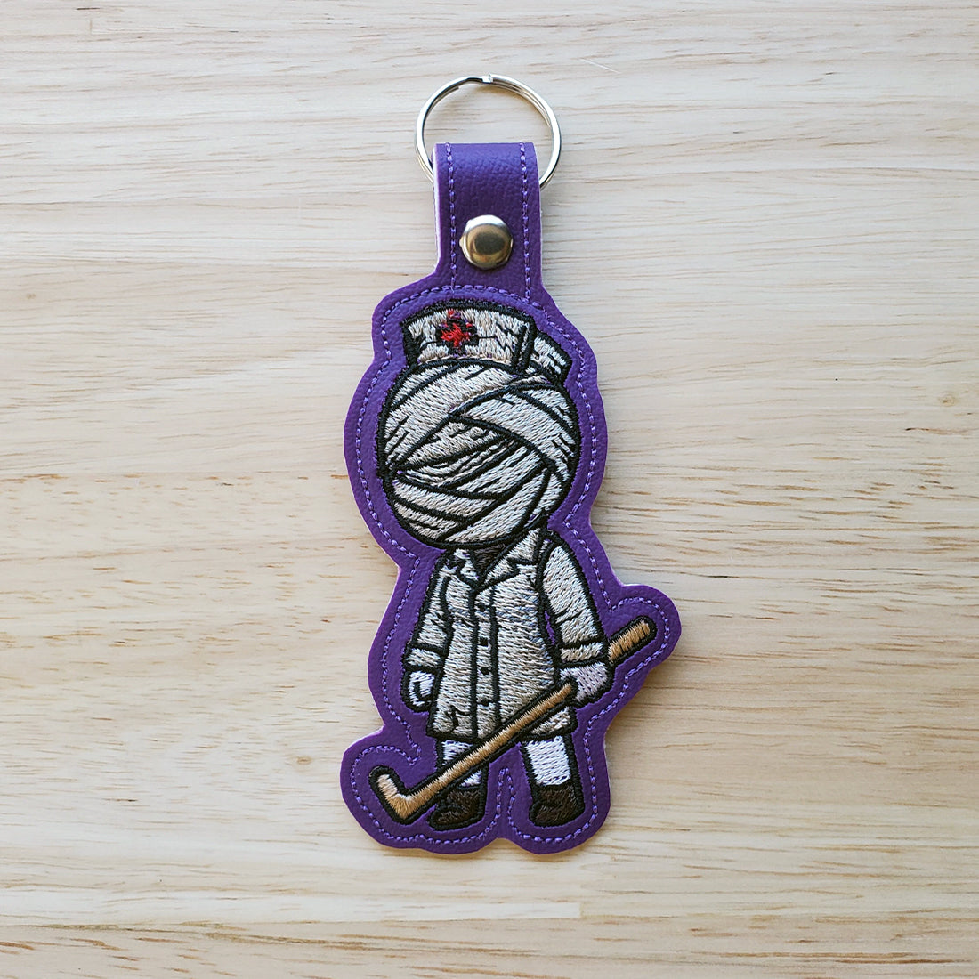 Nurse Snap Tab & Eyelet Fob