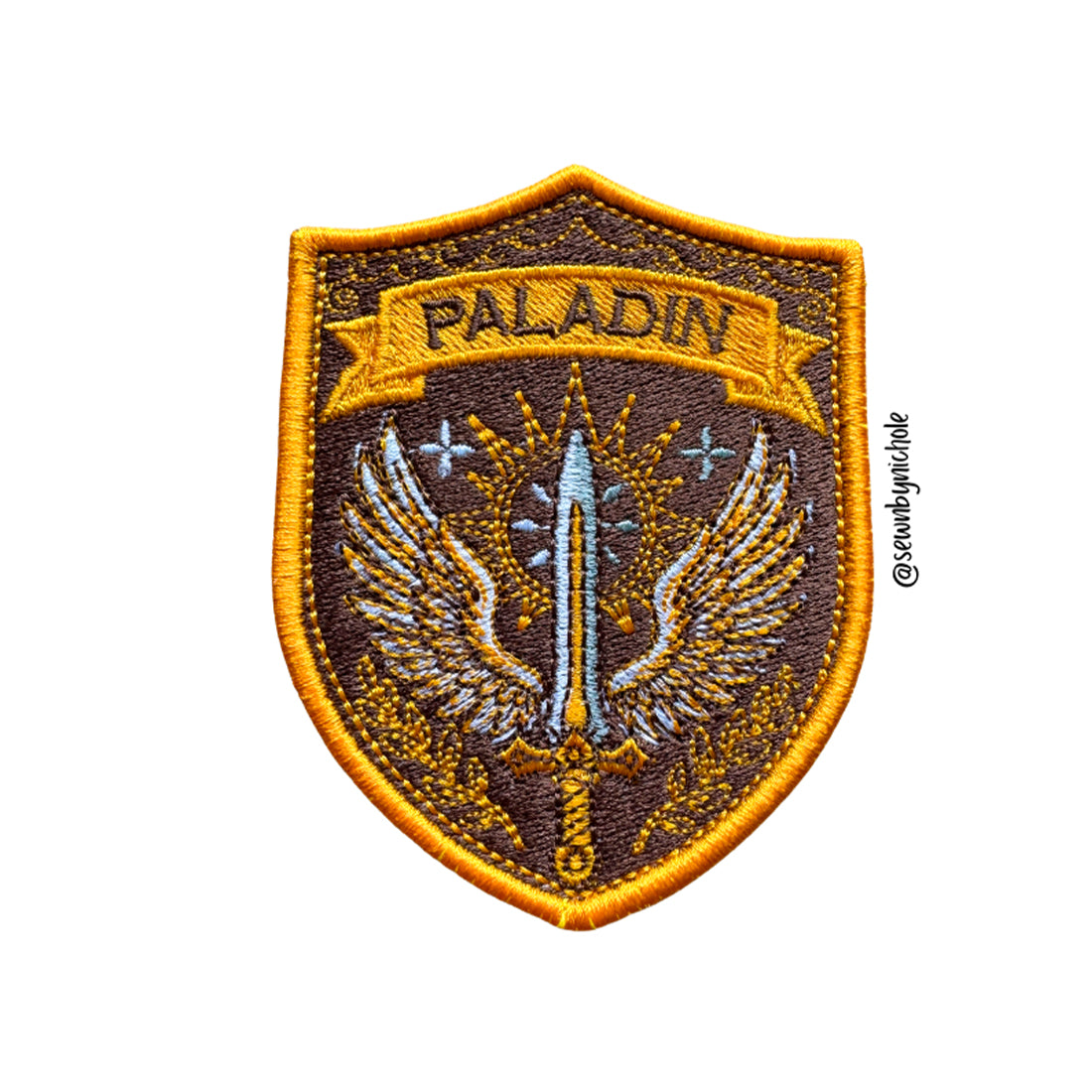Paladin Patch Embroidery Design