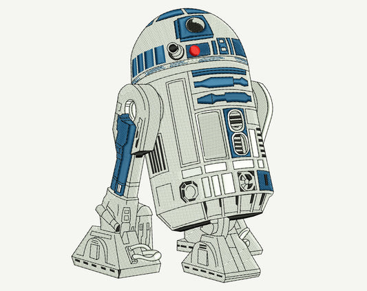 Droid Robot Embroidery Design