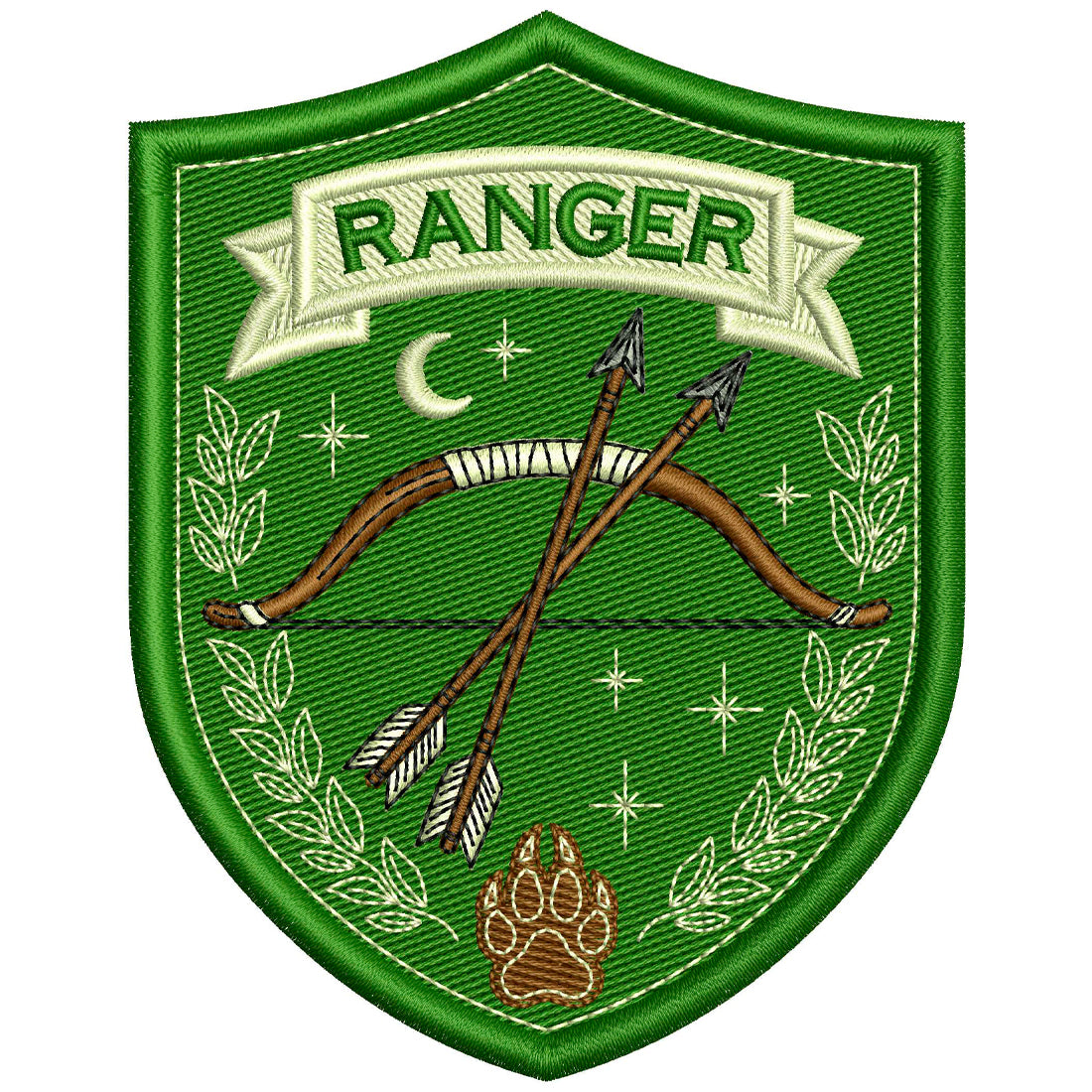 Ranger Patch Embroidery Design