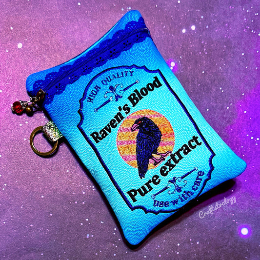 Raven's Blood Zipper Bag