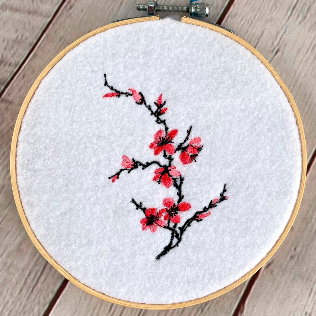 Sakura Embroidery Design