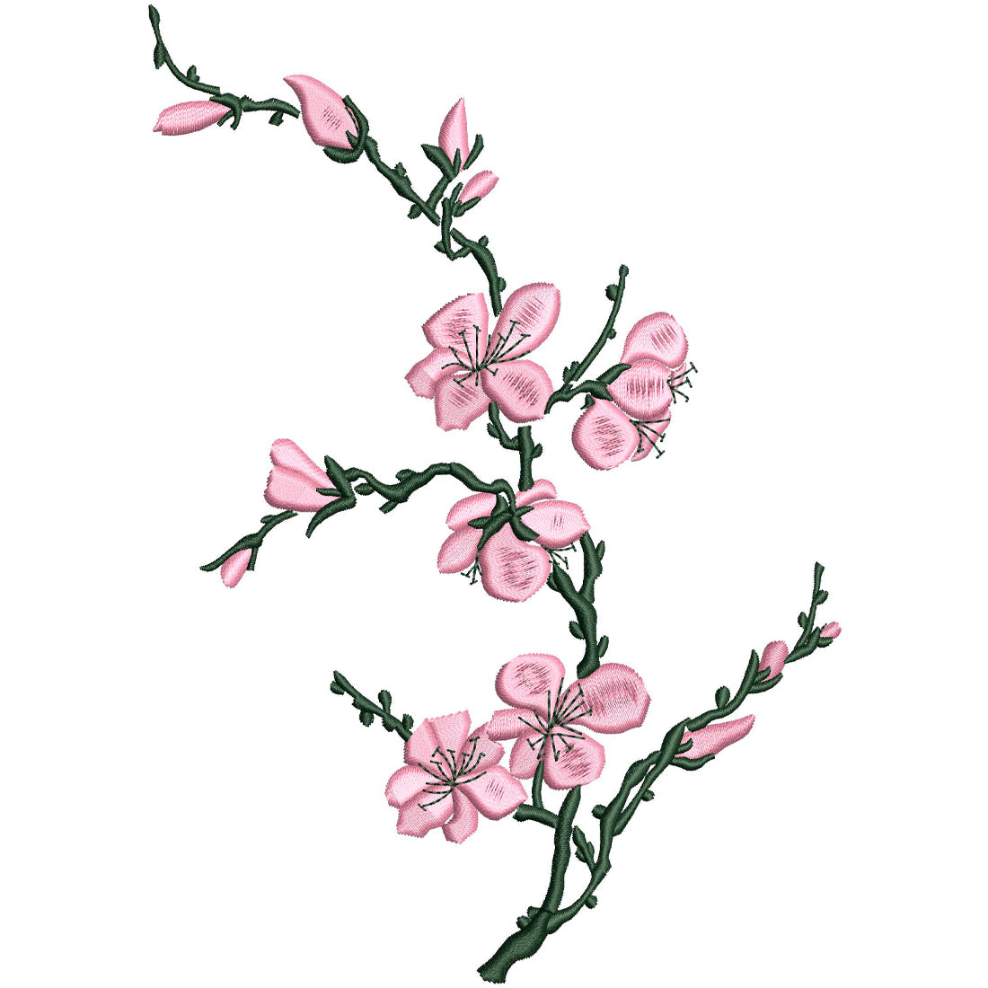 Sakura Embroidery Design