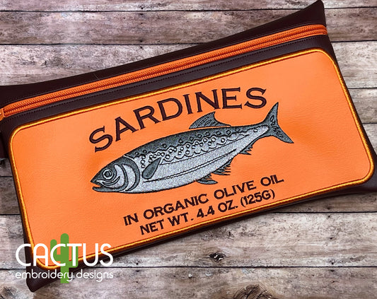 Sardines Zipper Bag