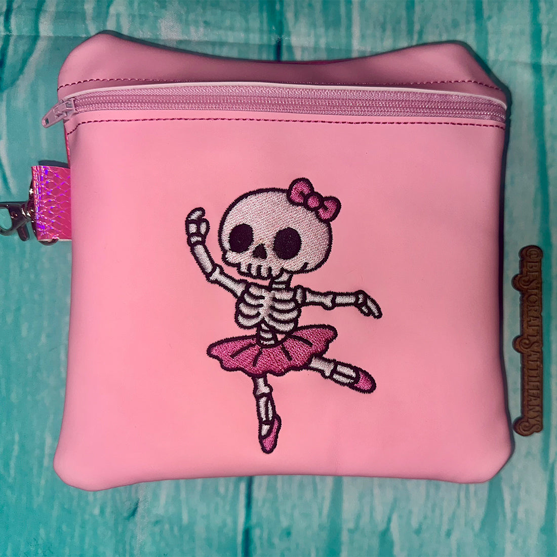 Skeleton Ballerina Embroidery Design