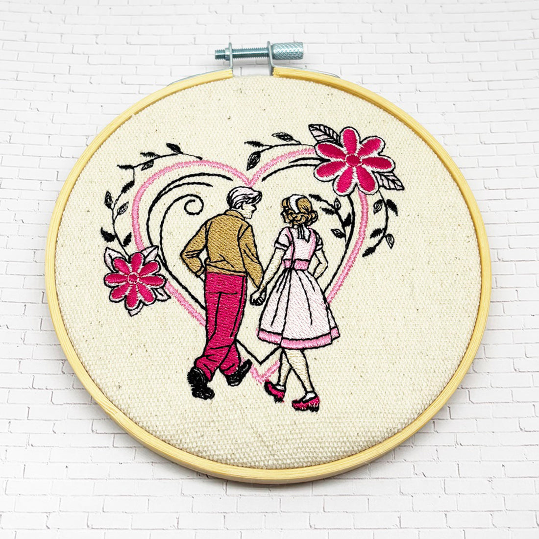 Sweethearts V2 Embroidery Design