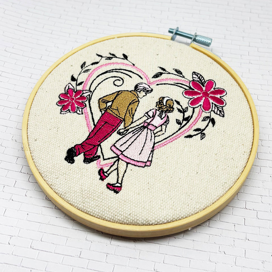 Sweethearts V2 Embroidery Design