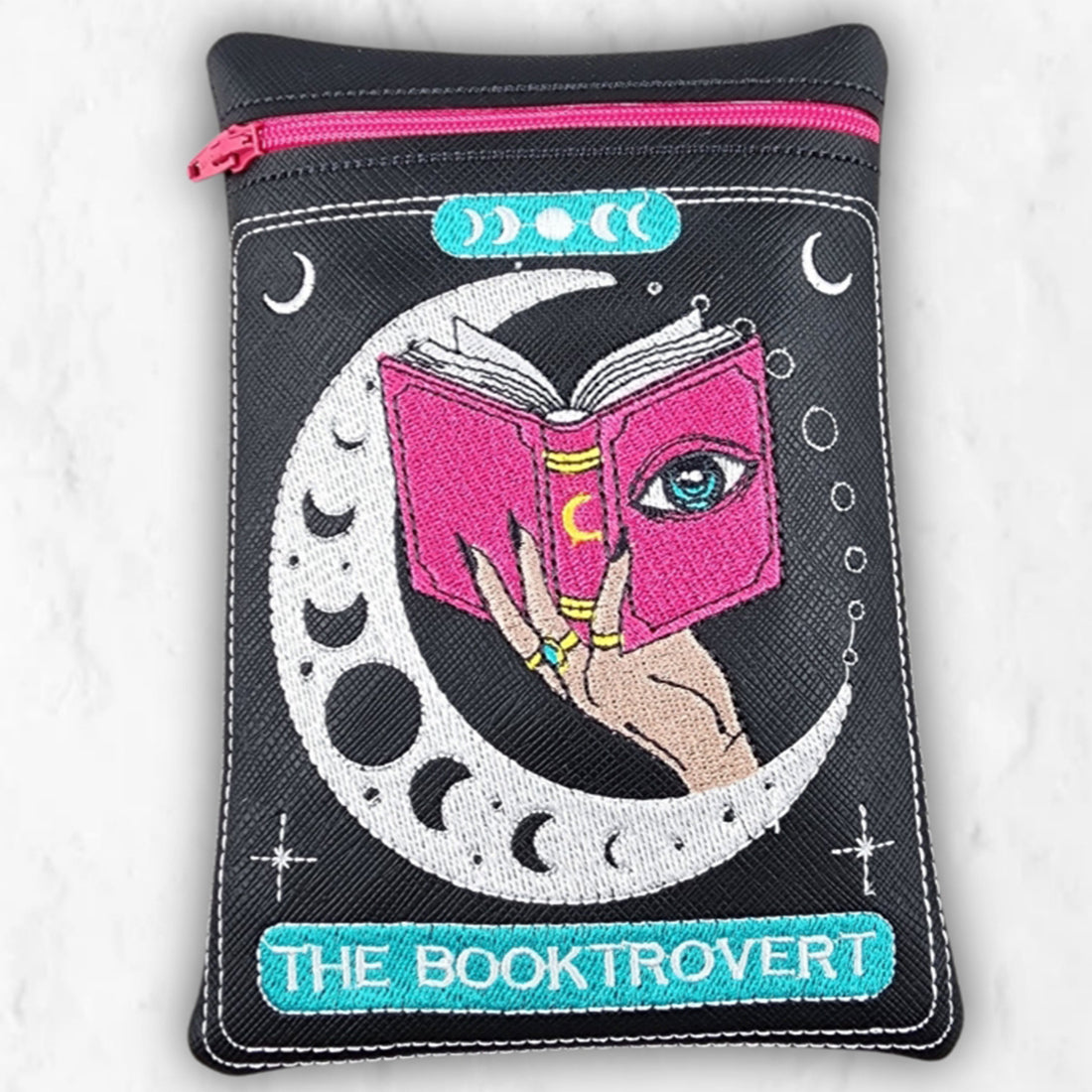 The Booktrovert Tarot Card Zipper Bag