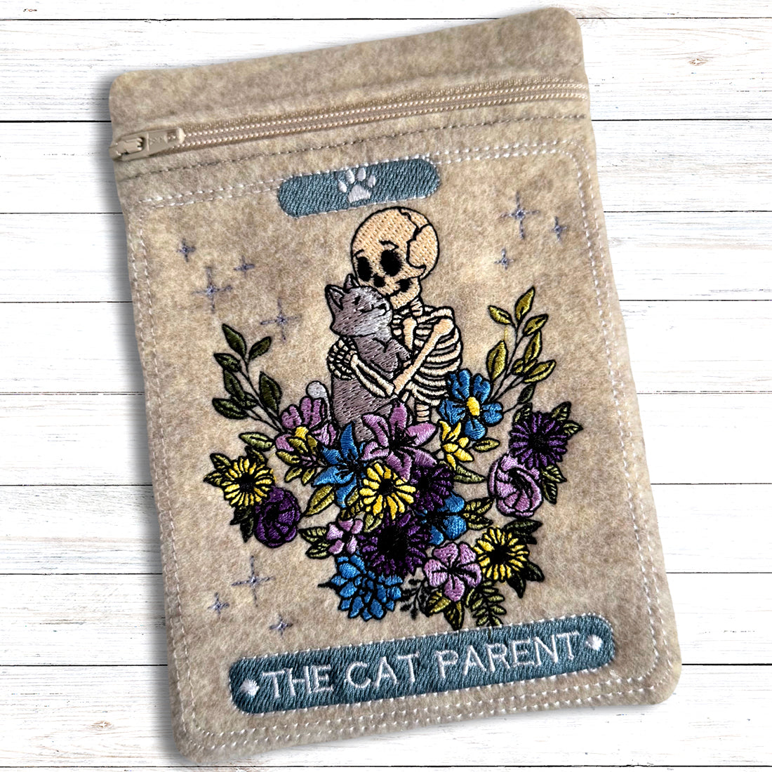 The Cat Parent Card Zipper Bag