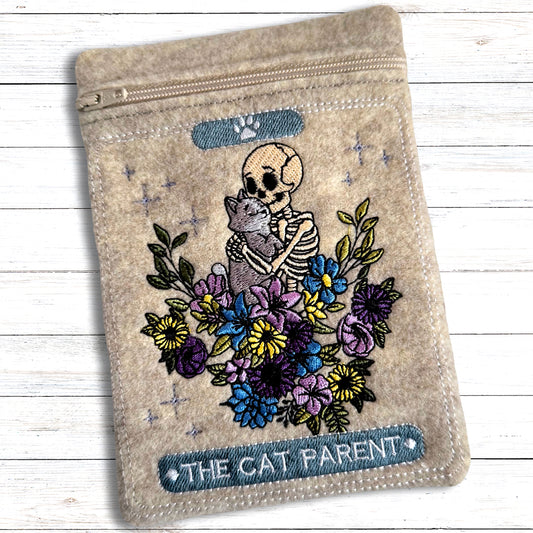The Cat Parent Card Zipper Bag