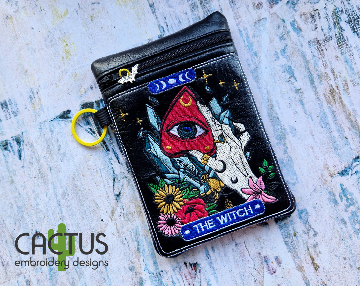 The Witch Card Zipper Bag