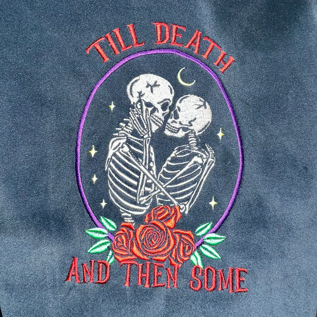 Till Death Embroidery Design