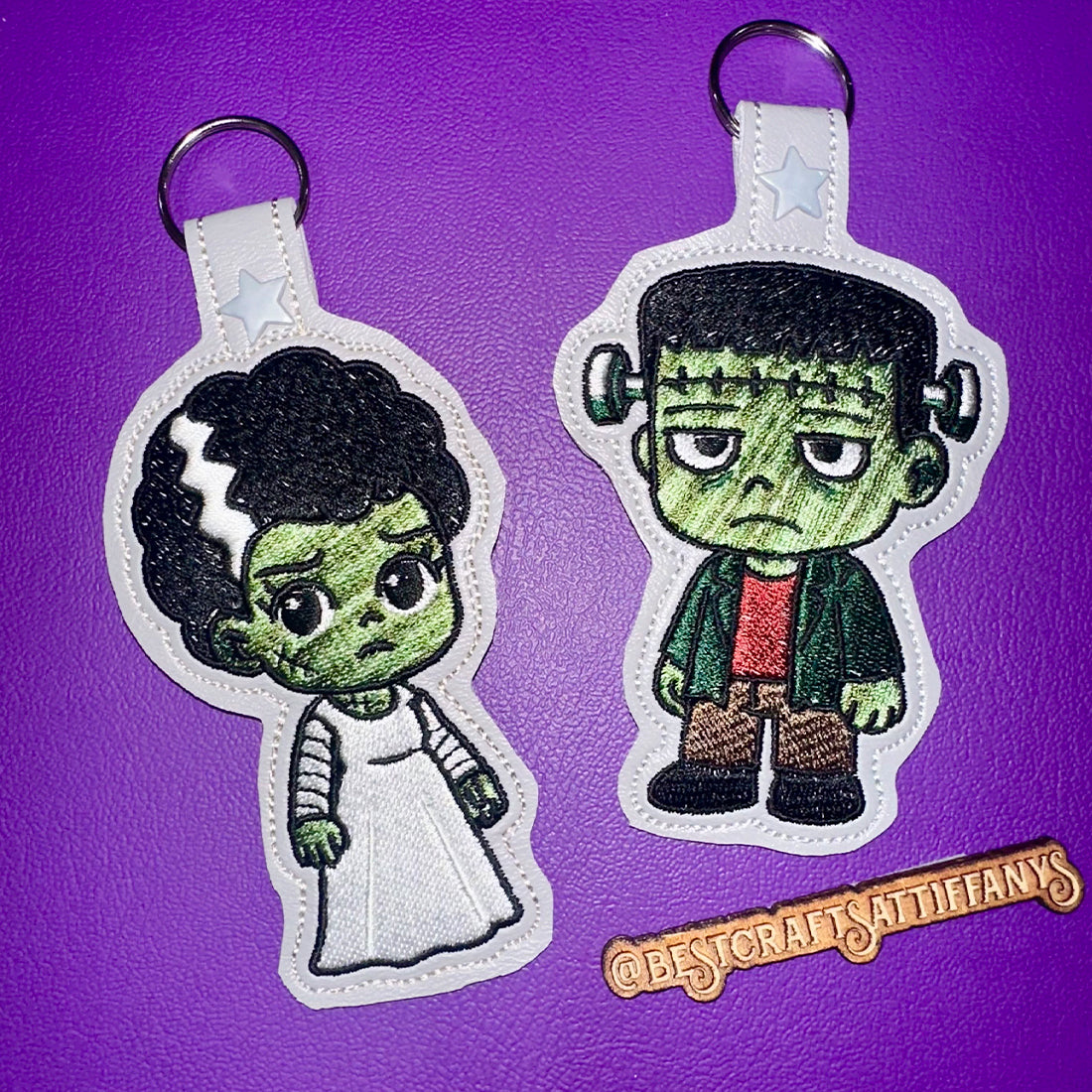 Undead Snap Tab & Eyelet Fob