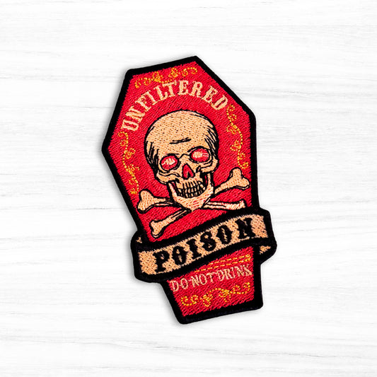 Unfiltered Poison Patch Embroidery Design