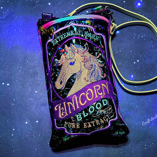 Unicorn Blood Zipper Bag